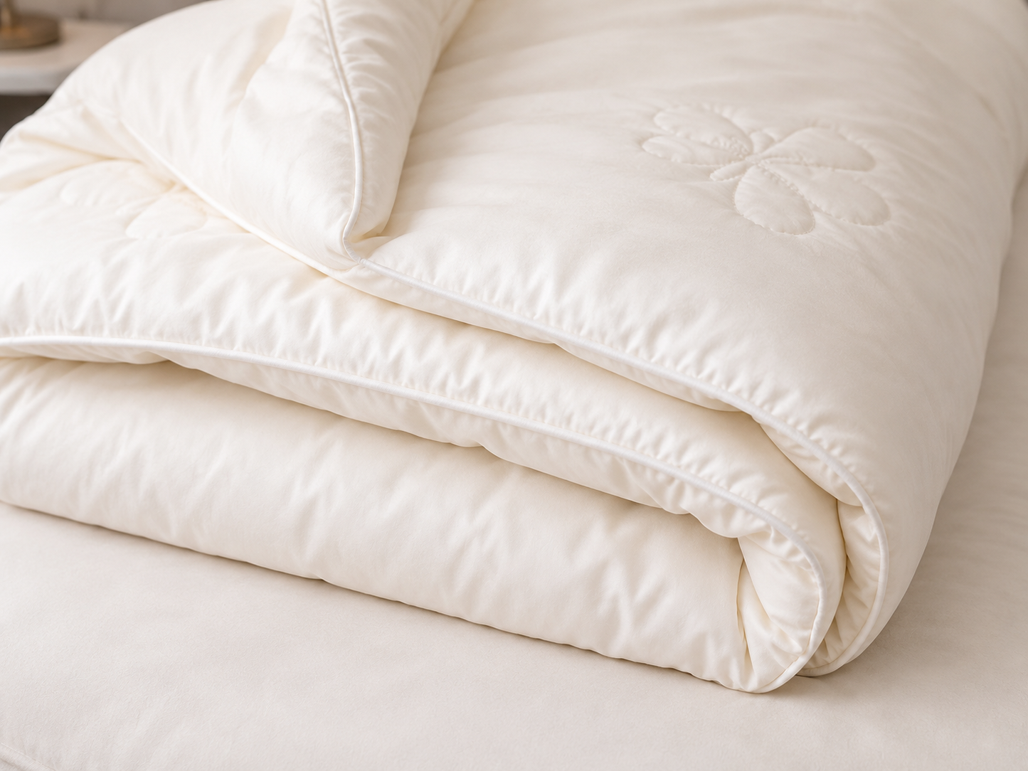 SleepBamboo™ Mulberry Silk Duvet with Premium Bamboo Shell | Breathable Luxury Comfort for All Seasons