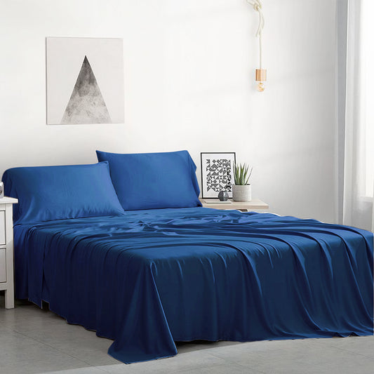 Blue Bamboo Duvet Cover Set