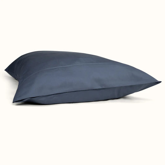 Metallic Blue Bamboo Pillowcase Set (2)