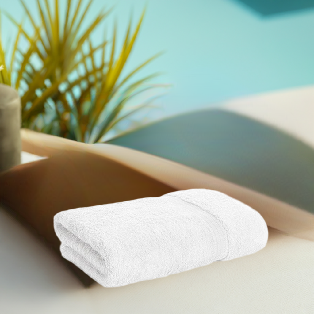 White bamboo towels hotsell