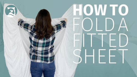 how to fold a fitted bamboo sheet or any fitted sheet