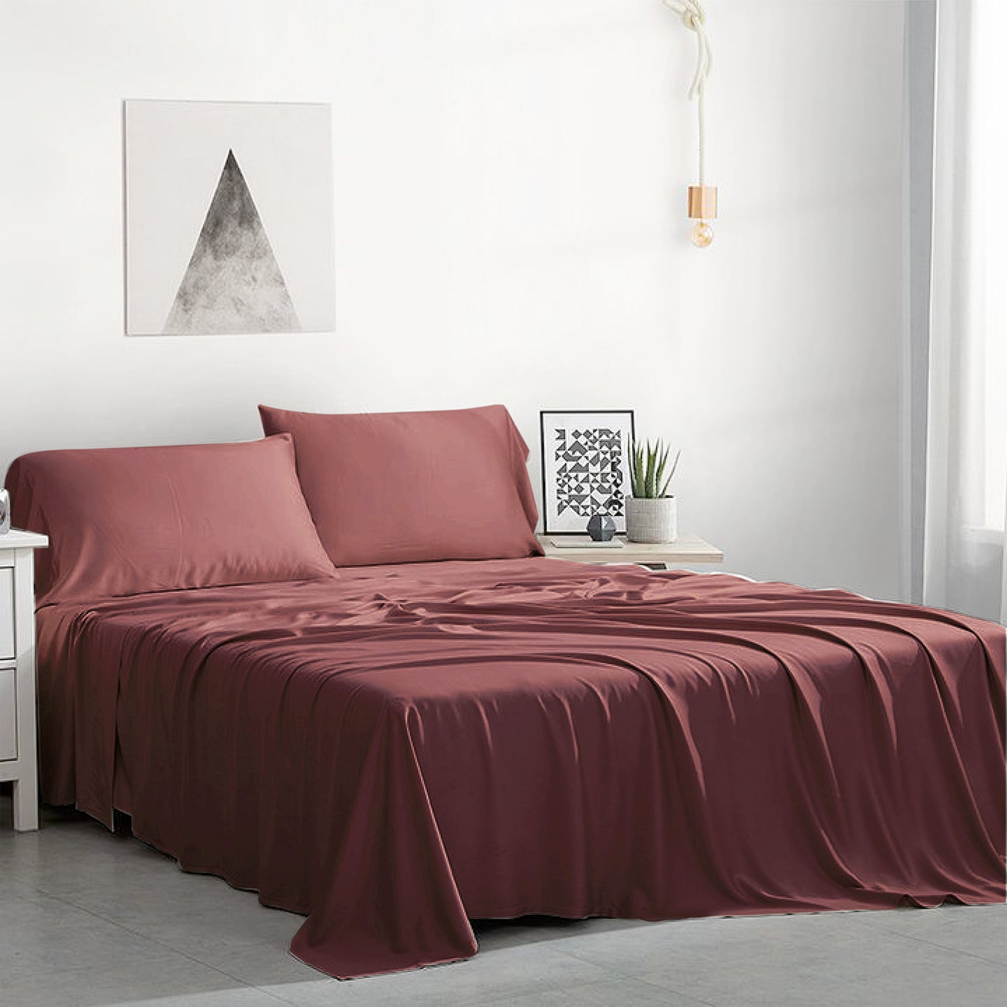 Clay Bamboo Pillowcase Set (2)