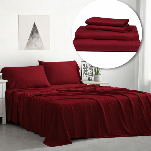 Red Bamboo Sheets