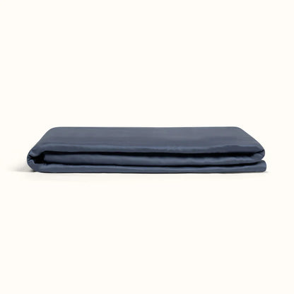 Metallic Blue Bamboo Duvet Cover