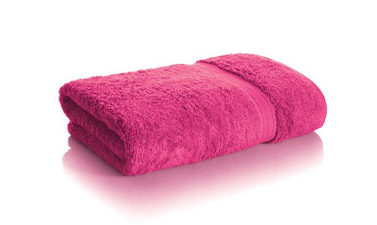 fuchsia bamboo towels