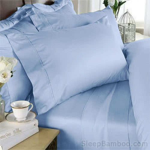 Blue Bamboo Pillowcase Set (2)