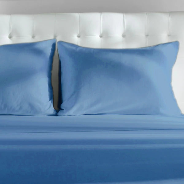 blue sheets made from bamboo 