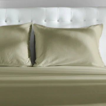 bamboo duvet cover green